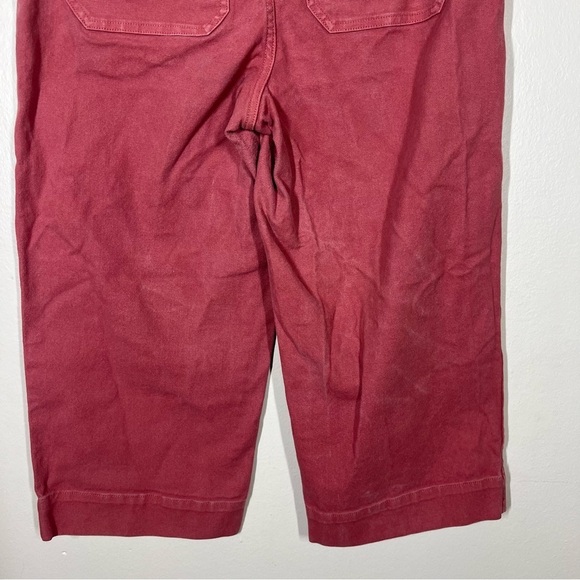Madewell Petite Curvy Slim Emmett Wide-Leg Crop Pants New Copper Size 27 Petite - Picture 9 of 12